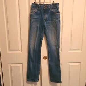 Wrangler Men's Straight Jeans - Blue